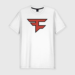 Футболка slim-fit Форма FAZE clan Форма СS:GO, цвет: белый