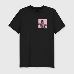 Мужская slim-футболка EUPHORIA BTS PINK Edition