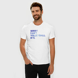 Футболка slim-fit Volleyball, цвет: белый — фото 2