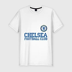 Футболка slim-fit Chelsea FC: Blue, цвет: белый