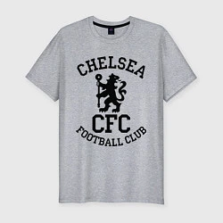Футболка slim-fit Chelsea CFC, цвет: меланж