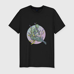 Мужская slim-футболка Хранитель цветов