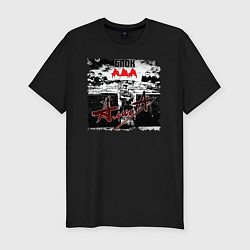 Футболка slim-fit БЛОК АДА - АлисА, цвет: черный