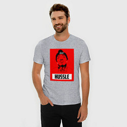 Футболка slim-fit Red Hussle, цвет: меланж — фото 2