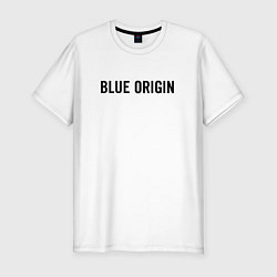 Футболка slim-fit BLUE ORIGIN, цвет: белый