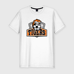 Футболка slim-fit Football Tigers, цвет: белый
