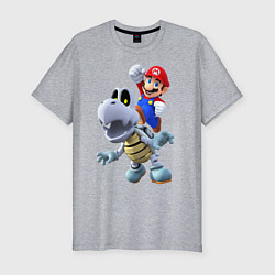 Мужская slim-футболка Mario hit