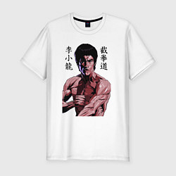 Футболка slim-fit Comix Bruce, цвет: белый