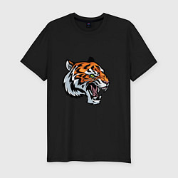 Футболка slim-fit Face Tiger, цвет: черный