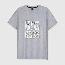Мужская slim-футболка BIG BOSS