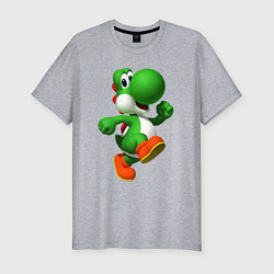 Футболка slim-fit 3d Yoshi, цвет: меланж