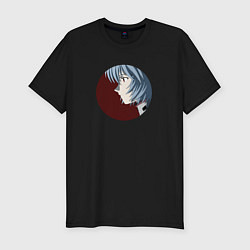 Мужская slim-футболка Rei Ayanami EVA