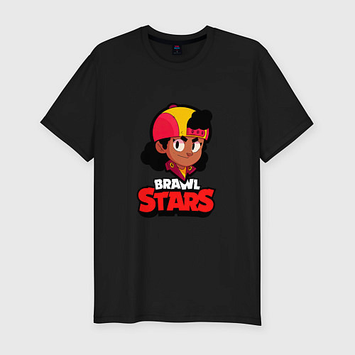 Мужская slim-футболка Meg BrawlStars / Черный – фото 1