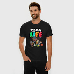 Футболка slim-fit Toca Life, цвет: черный — фото 2