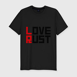 Футболка slim-fit Love Rust, цвет: черный