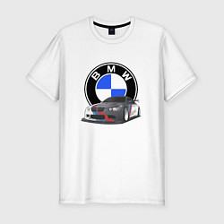 Мужская slim-футболка БМВ Е92 BMW E92