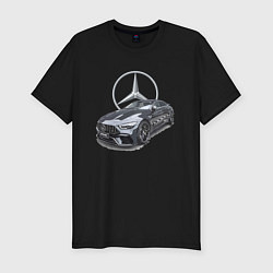 Мужская slim-футболка Mercedes AMG motorsport