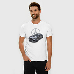 Футболка slim-fit Mercedes AMG motorsport, цвет: белый — фото 2