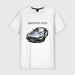 Мужская slim-футболка Mercedes AMG Racing Team