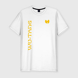 Мужская slim-футболка WU TANG CLAN LOGO YELLOW