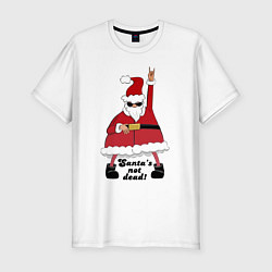 Мужская slim-футболка Santas not dead!