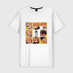 Мужская slim-футболка Такой разный Зеницу Агацума