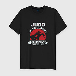 Мужская slim-футболка Judo Weapon