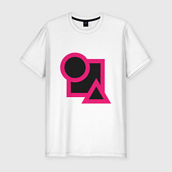 Мужская slim-футболка Pink Black Game