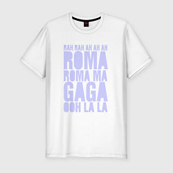 Мужская slim-футболка Гага