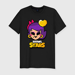 Футболка slim-fit LOLA LOVE BRAWL STARS, цвет: черный