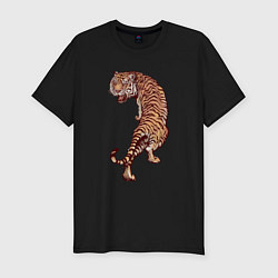 Мужская slim-футболка Год тигра Во всей красе