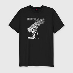 Футболка slim-fit Led Zeppelin IV альбом, цвет: черный