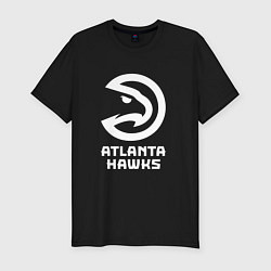 Футболка slim-fit Атланта Хокс, Atlanta Hawks, цвет: черный