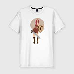 Мужская slim-футболка Амазонка Селли