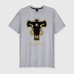 Мужская slim-футболка Черный Бык