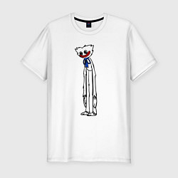 Мужская slim-футболка Монстр Хагги ВаггиHuggy Wuggy