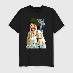 Мужская slim-футболка Angry princess