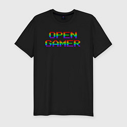 Футболка slim-fit Open Gamer, цвет: черный