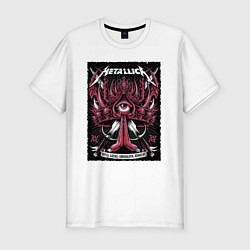 Мужская slim-футболка Metallica - Royal Arena Denmark