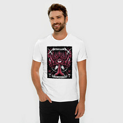 Футболка slim-fit Metallica - Royal Arena Denmark, цвет: белый — фото 2