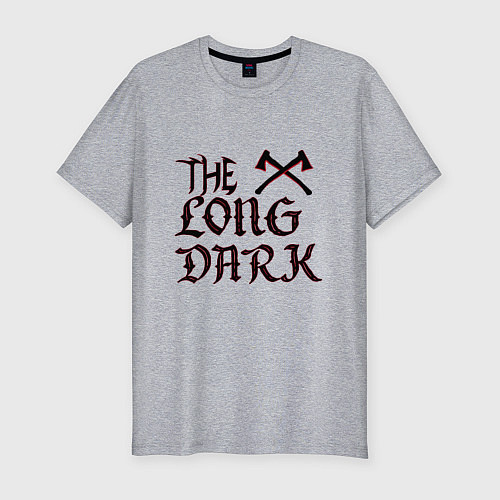Мужская slim-футболка The Long Dark 2 / Меланж – фото 1