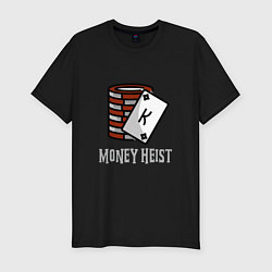Мужская slim-футболка Money Heist King