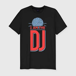 Футболка slim-fit I am the DJ, цвет: черный