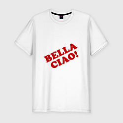 Мужская slim-футболка Bella Ciao!