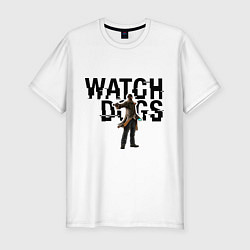 Футболка slim-fit Watch Dogs, цвет: белый