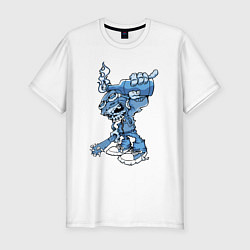 Мужская slim-футболка Cool skull 2022