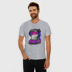 Футболка slim-fit Everywere My Enemy, цвет: меланж — фото 2