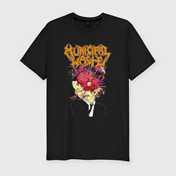 Футболка slim-fit Municipal Waste - взрыв мозга!, цвет: черный