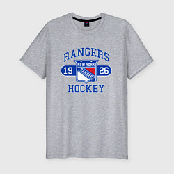 Мужская slim-футболка Нью Йорк Рейнджерс, New York Rangers