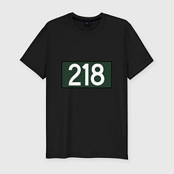 Мужская slim-футболка 218 Игрок